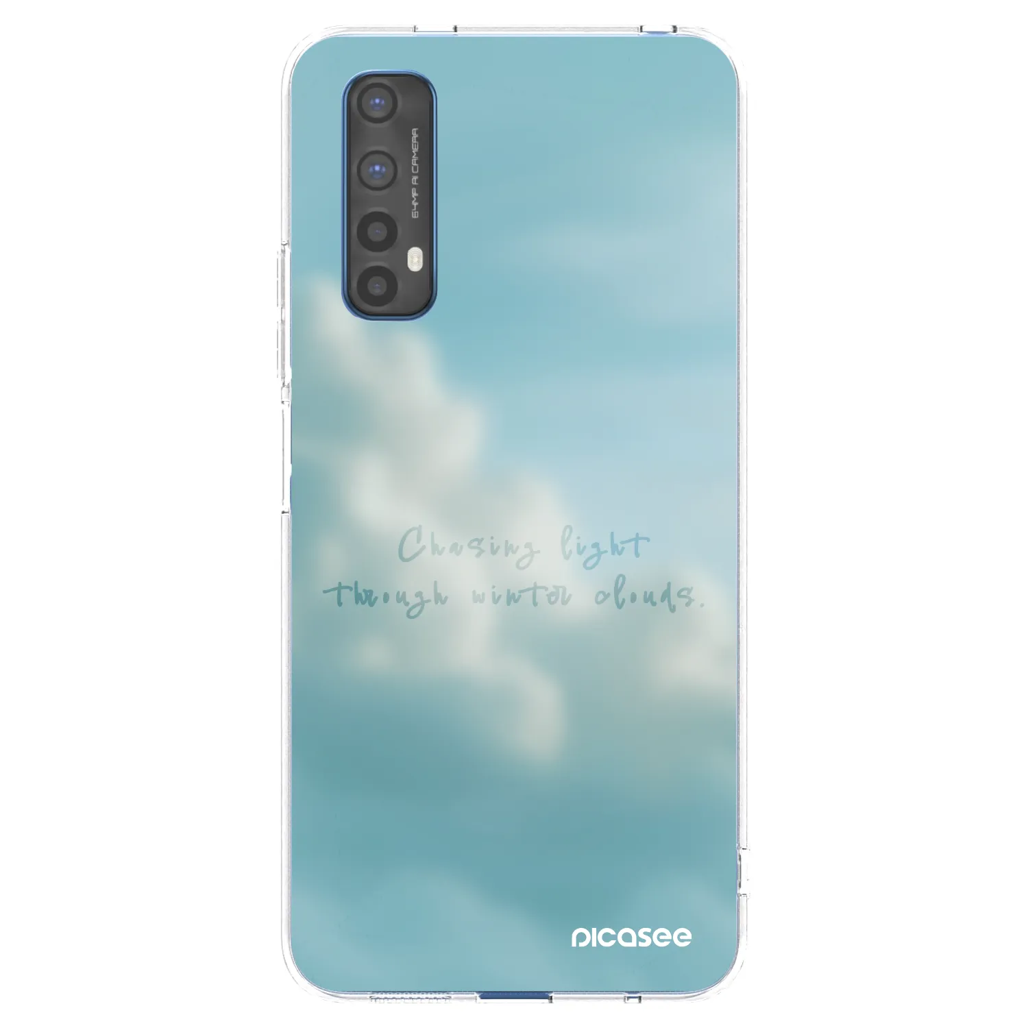 Picasee átlátszó szilikon tok az alábbi mobiltelefonokra Realme 7 - CHASiNG LIGHT