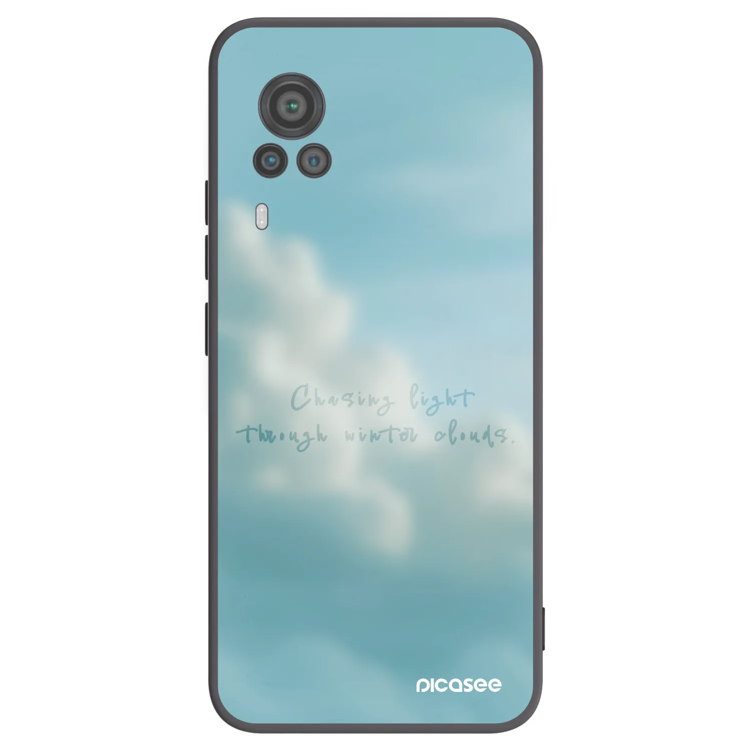 Picasee fekete szilikon tok az alábbi mobiltelefonokra Vivo X60 Pro 5G - CHASiNG LIGHT