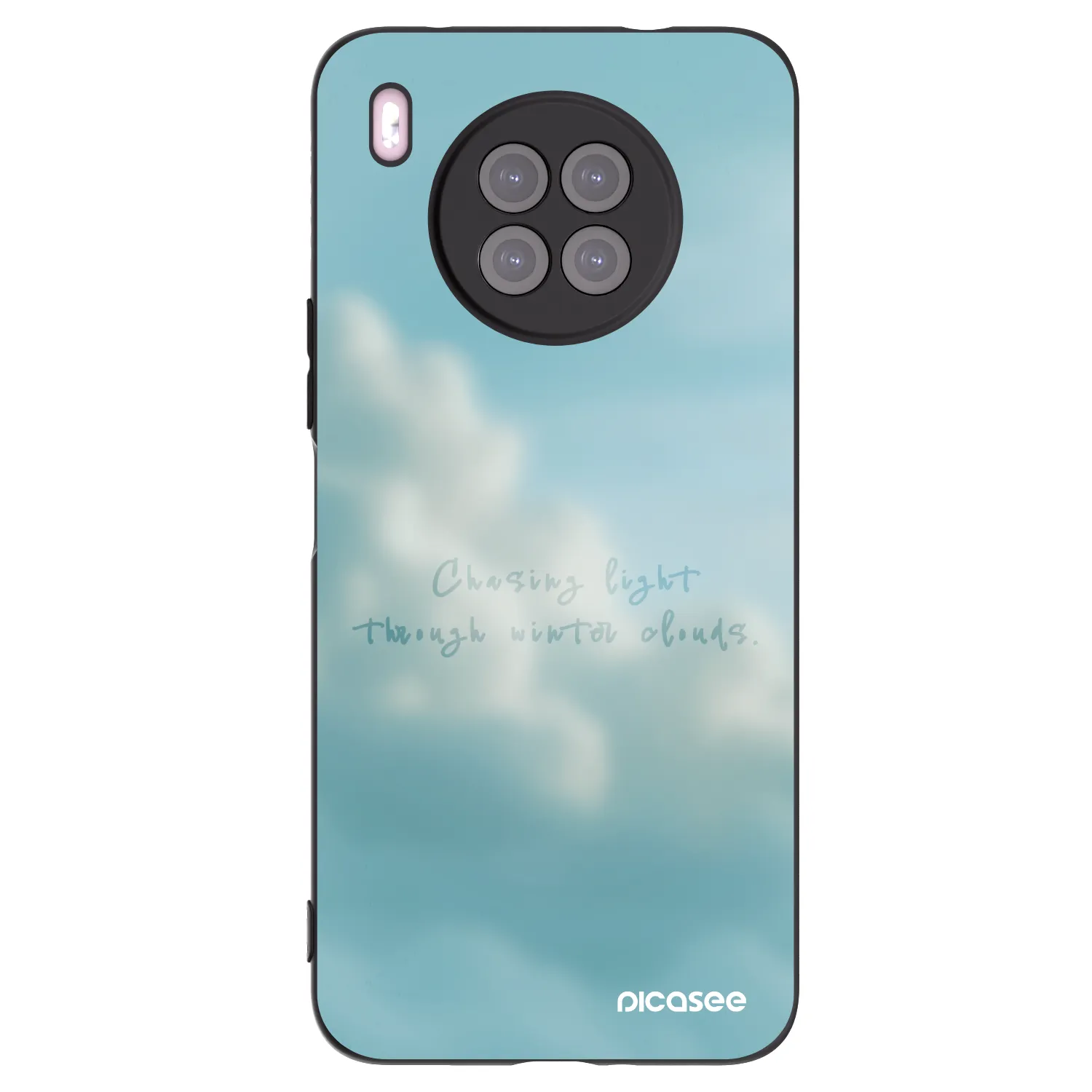 Picasee fekete szilikon tok az alábbi mobiltelefonokra Huawei Nova 8i - CHASiNG LIGHT