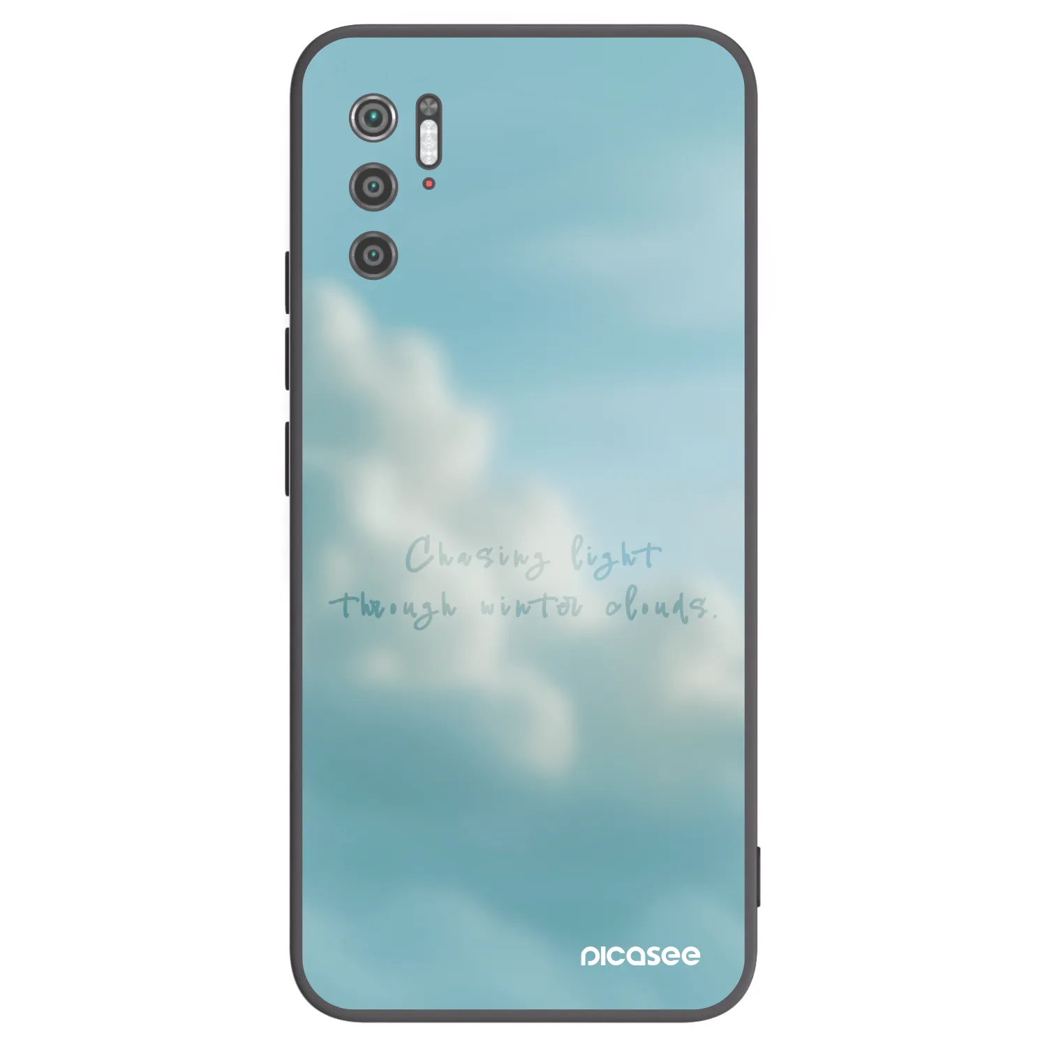 Picasee fekete szilikon tok az alábbi mobiltelefonokra Xiaomi Poco M3 Pro 5G - CHASiNG LIGHT