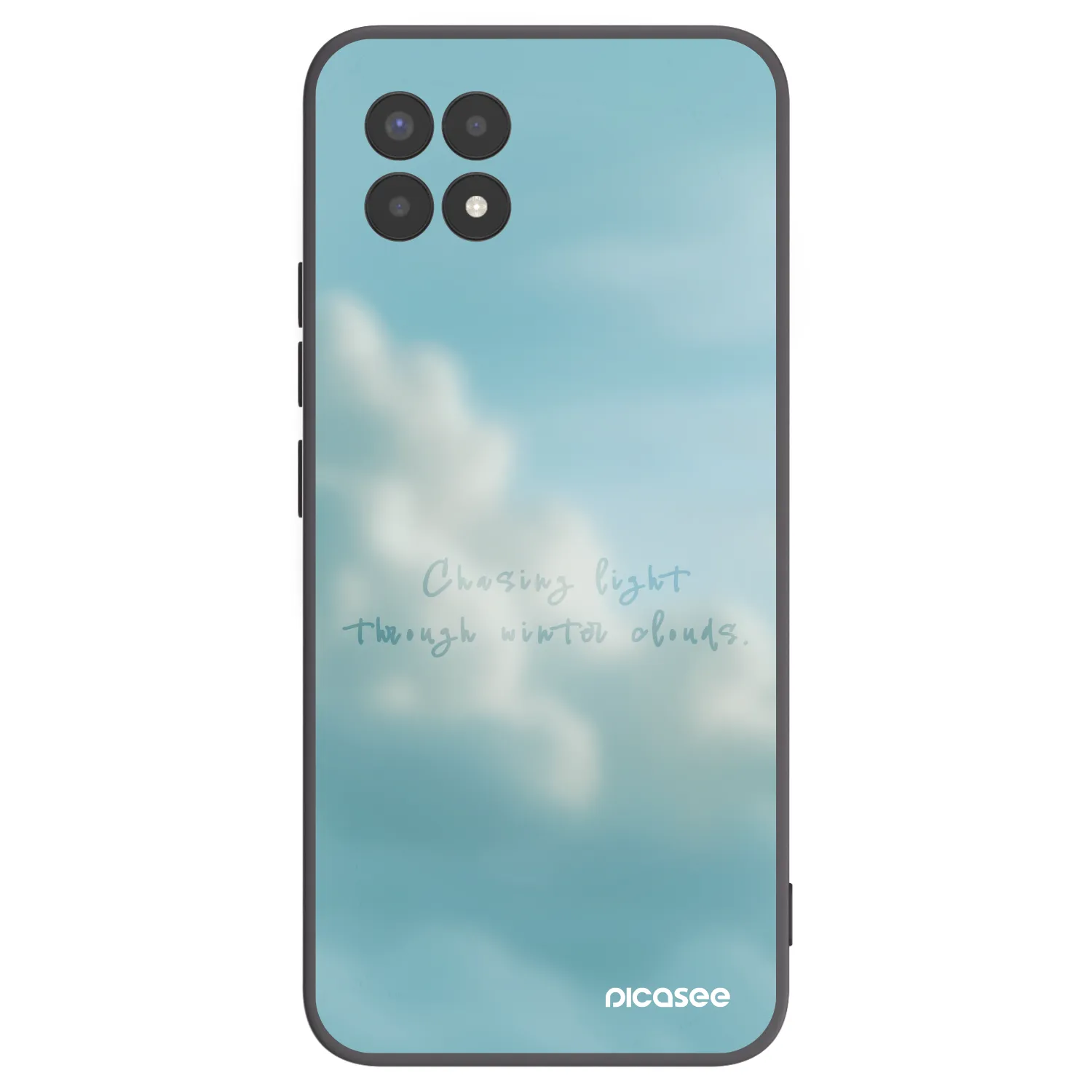 Picasee fekete szilikon tok az alábbi mobiltelefonokra Realme 8i - CHASiNG LIGHT