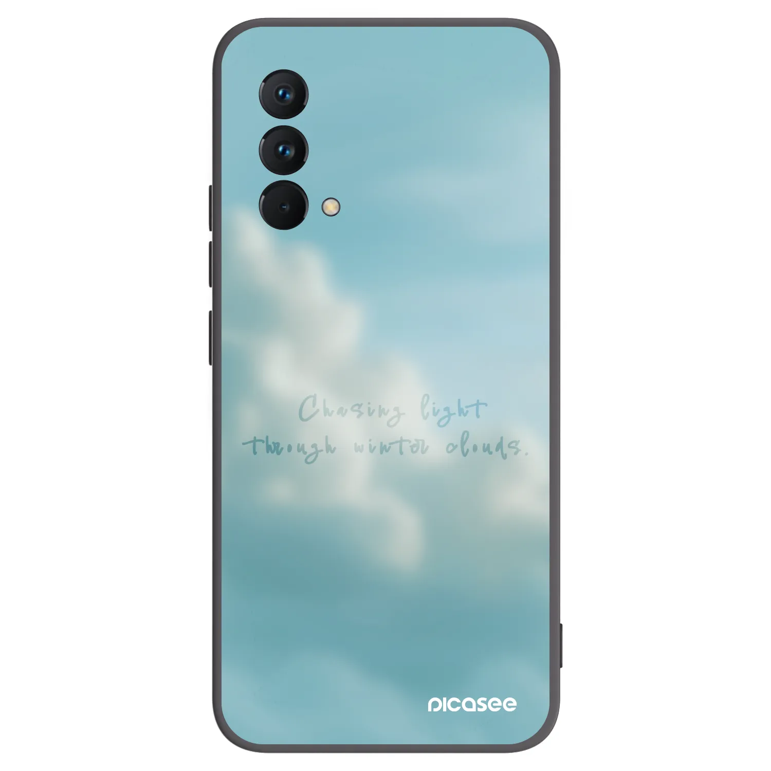 Picasee fekete szilikon tok az alábbi mobiltelefonokra Realme GT Master Edition 5G - CHASiNG LIGHT