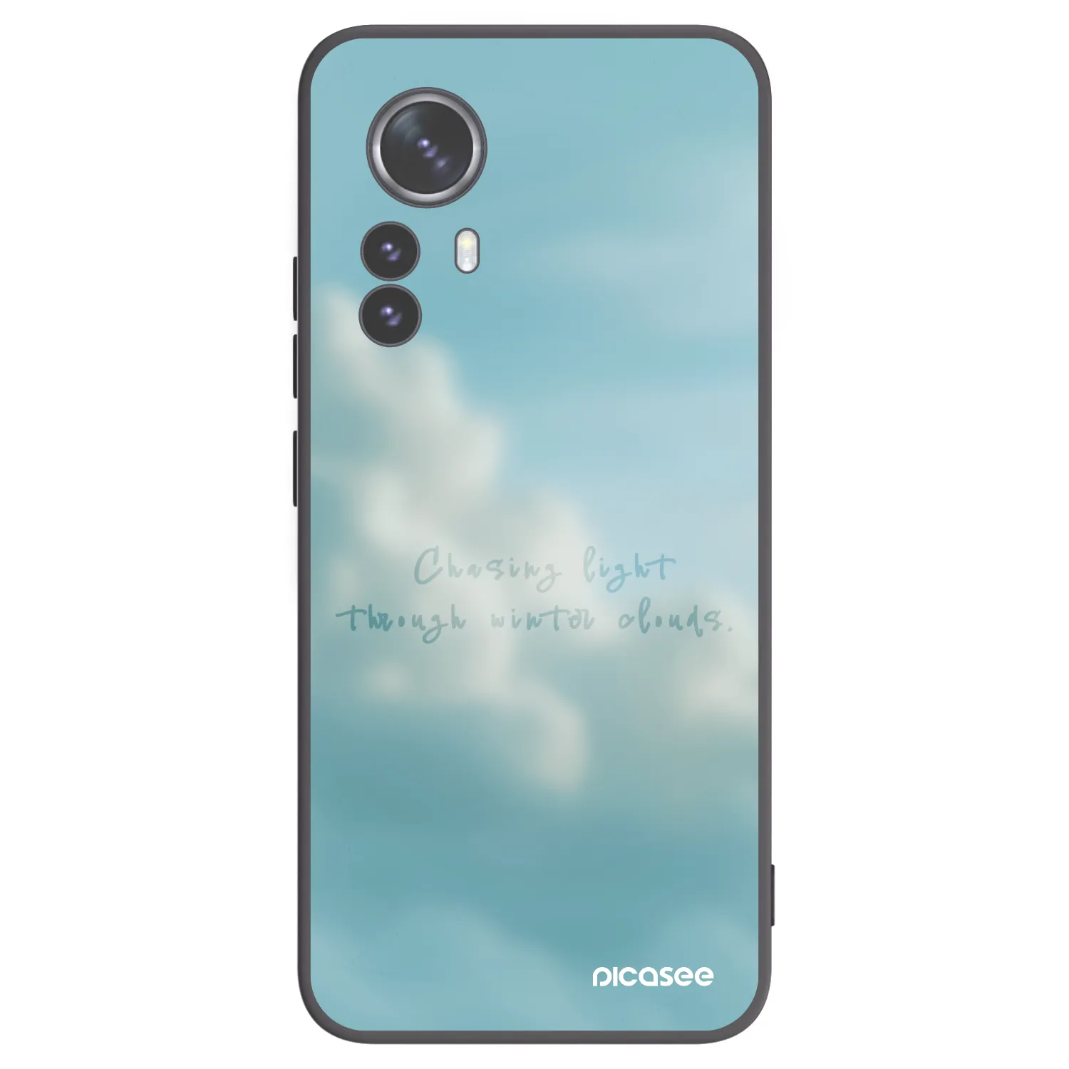 Picasee fekete szilikon tok az alábbi mobiltelefonokra Xiaomi 12 Pro - CHASiNG LIGHT