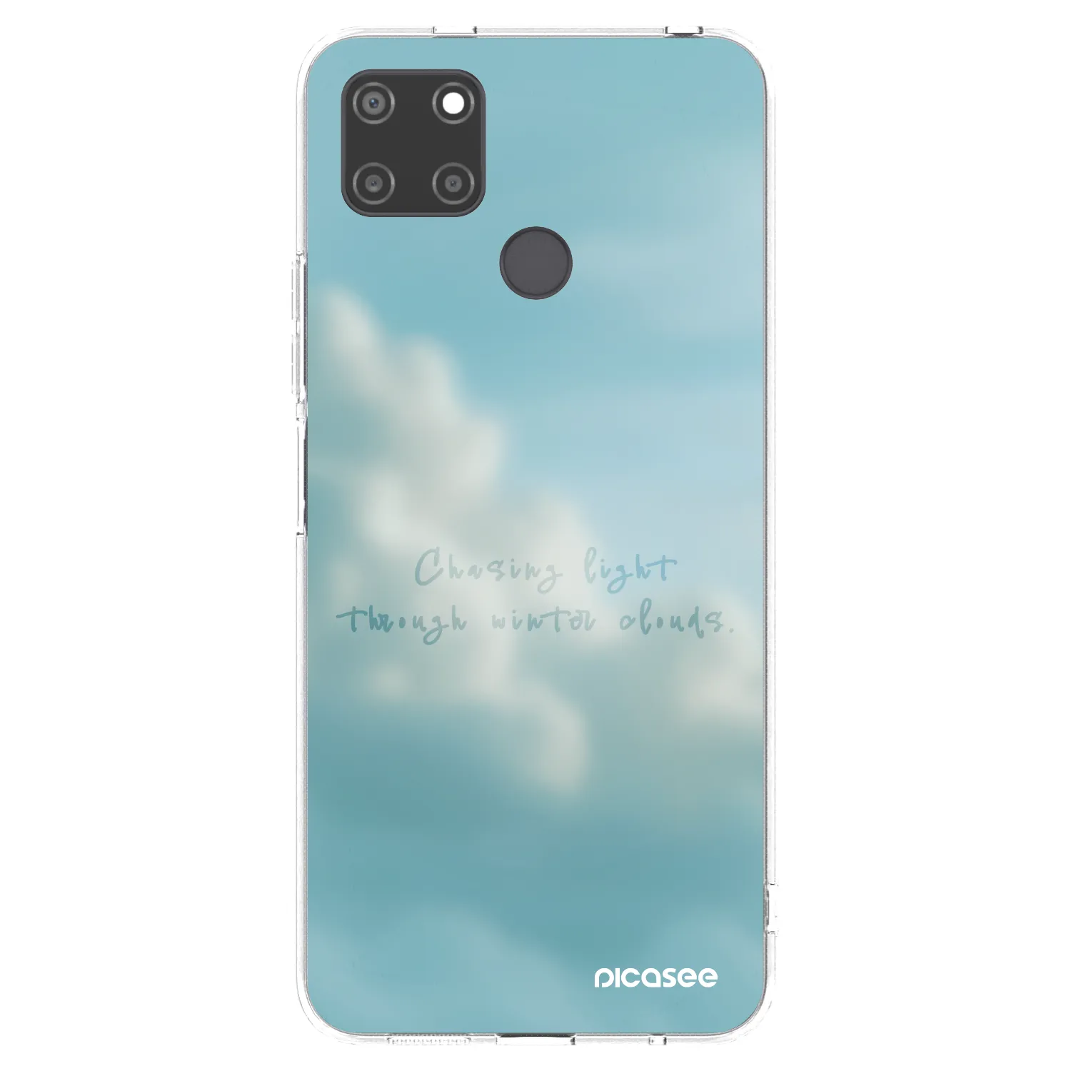 Picasee átlátszó szilikon tok az alábbi mobiltelefonokra Realme C21Y - CHASiNG LIGHT