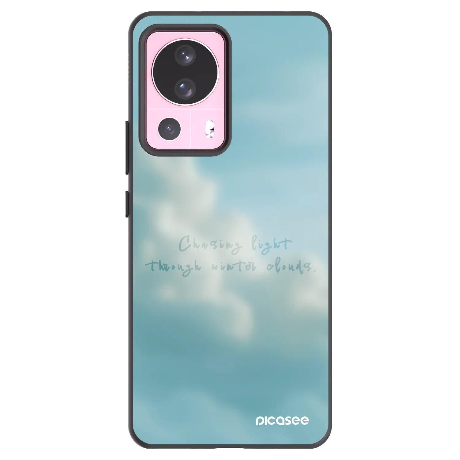 Picasee fekete szilikon tok az alábbi mobiltelefonokra Xiaomi 13 Lite - CHASiNG LIGHT