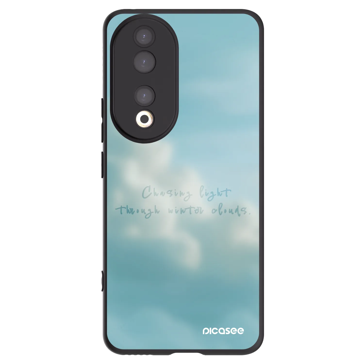Picasee fekete szilikon tok az alábbi mobiltelefonokra Honor 90 5G - CHASiNG LIGHT