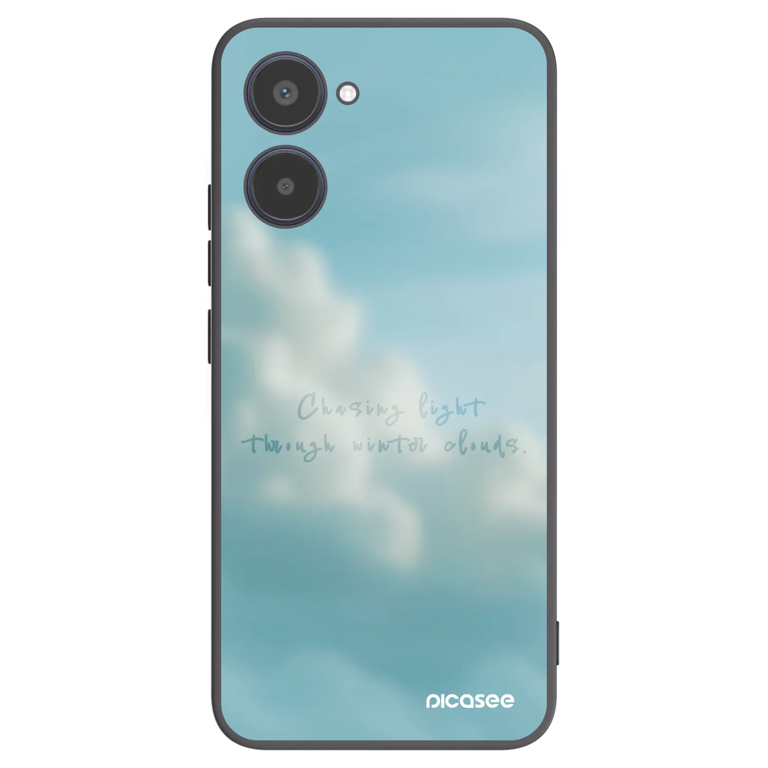Picasee fekete szilikon tok az alábbi mobiltelefonokra Realme 10 4G - CHASiNG LIGHT