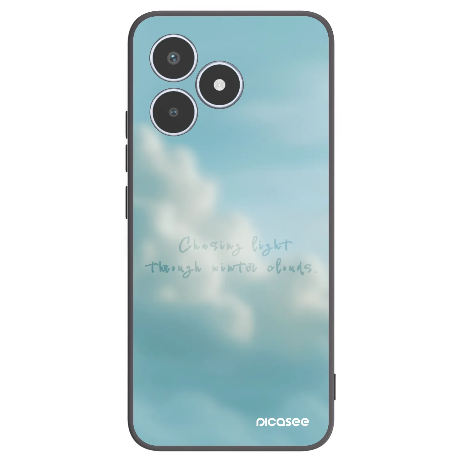 Picasee fekete szilikon tok az alábbi mobiltelefonokra Realme C53 - CHASiNG LIGHT