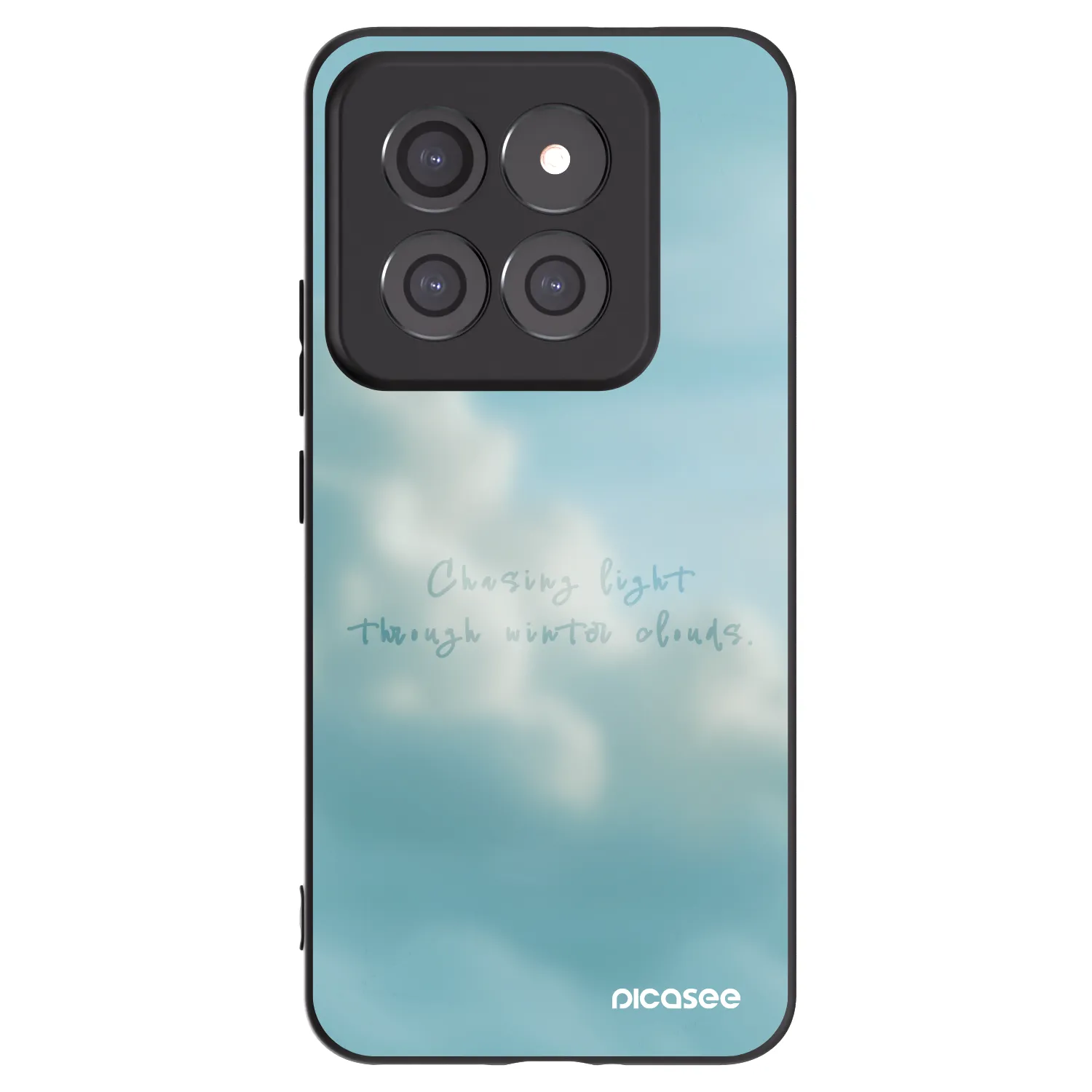 Picasee fekete szilikon tok az alábbi mobiltelefonokra Xiaomi 14 Pro - CHASiNG LIGHT