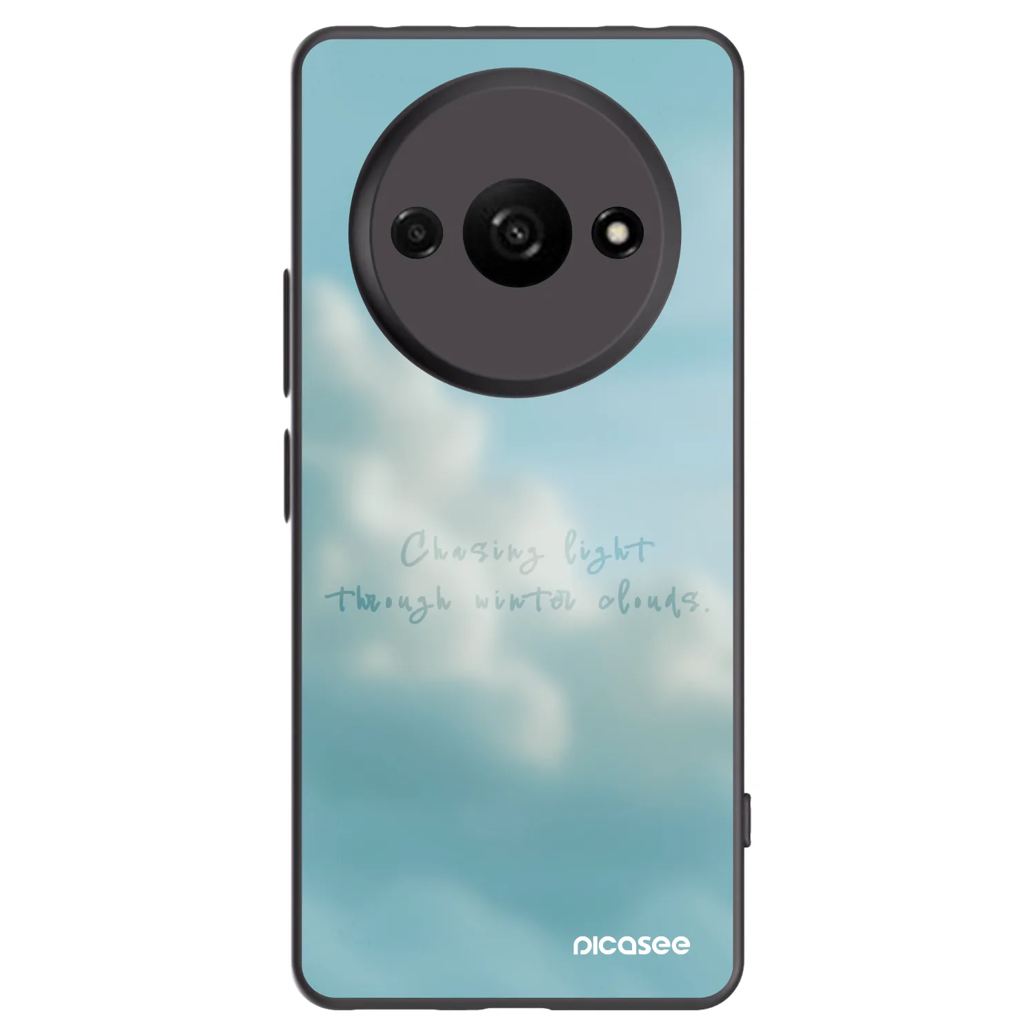 Picasee fekete szilikon tok az alábbi mobiltelefonokra Xiaomi Redmi A3 - CHASiNG LIGHT