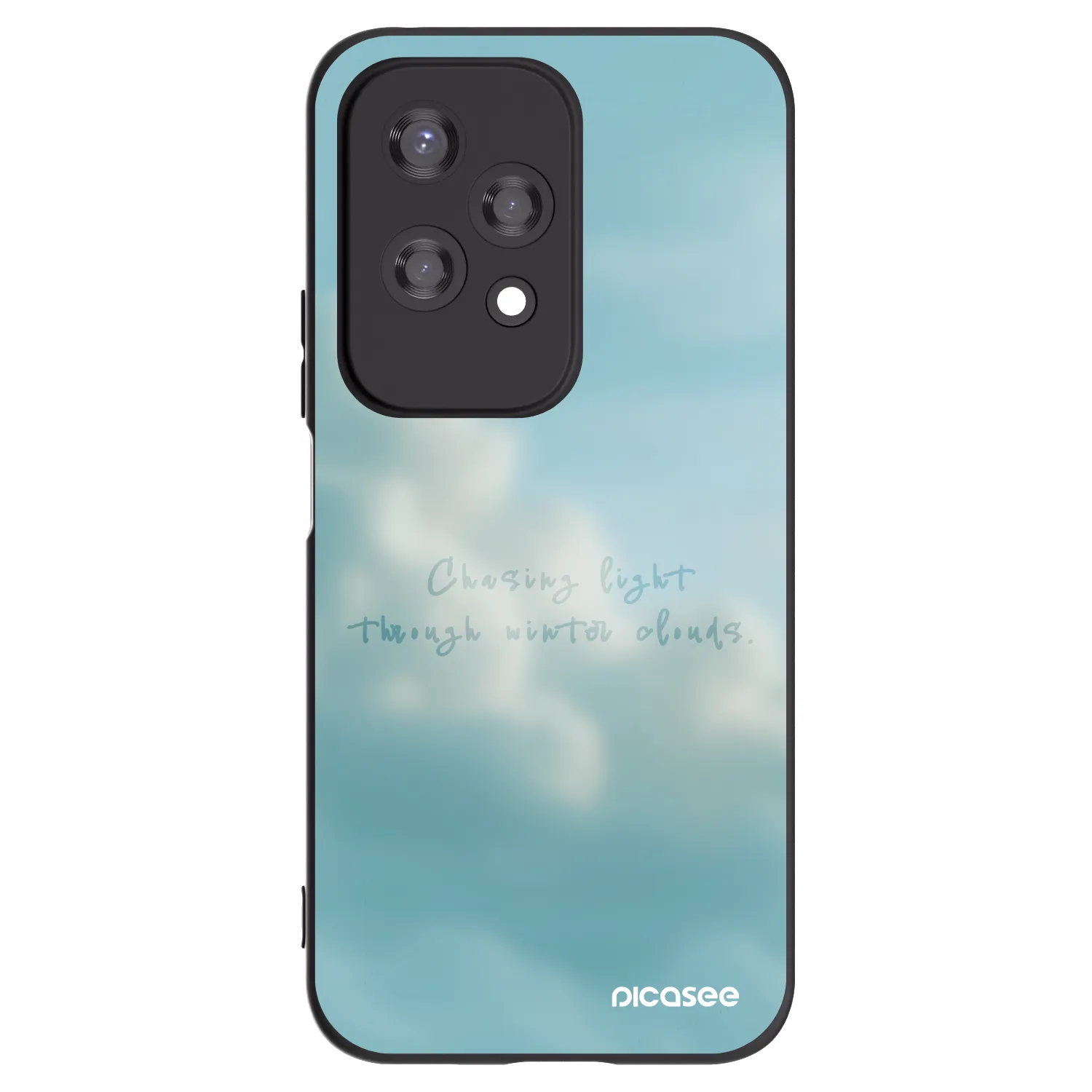 Picasee fekete szilikon tok az alábbi mobiltelefonokra Honor 200 Lite - CHASiNG LIGHT