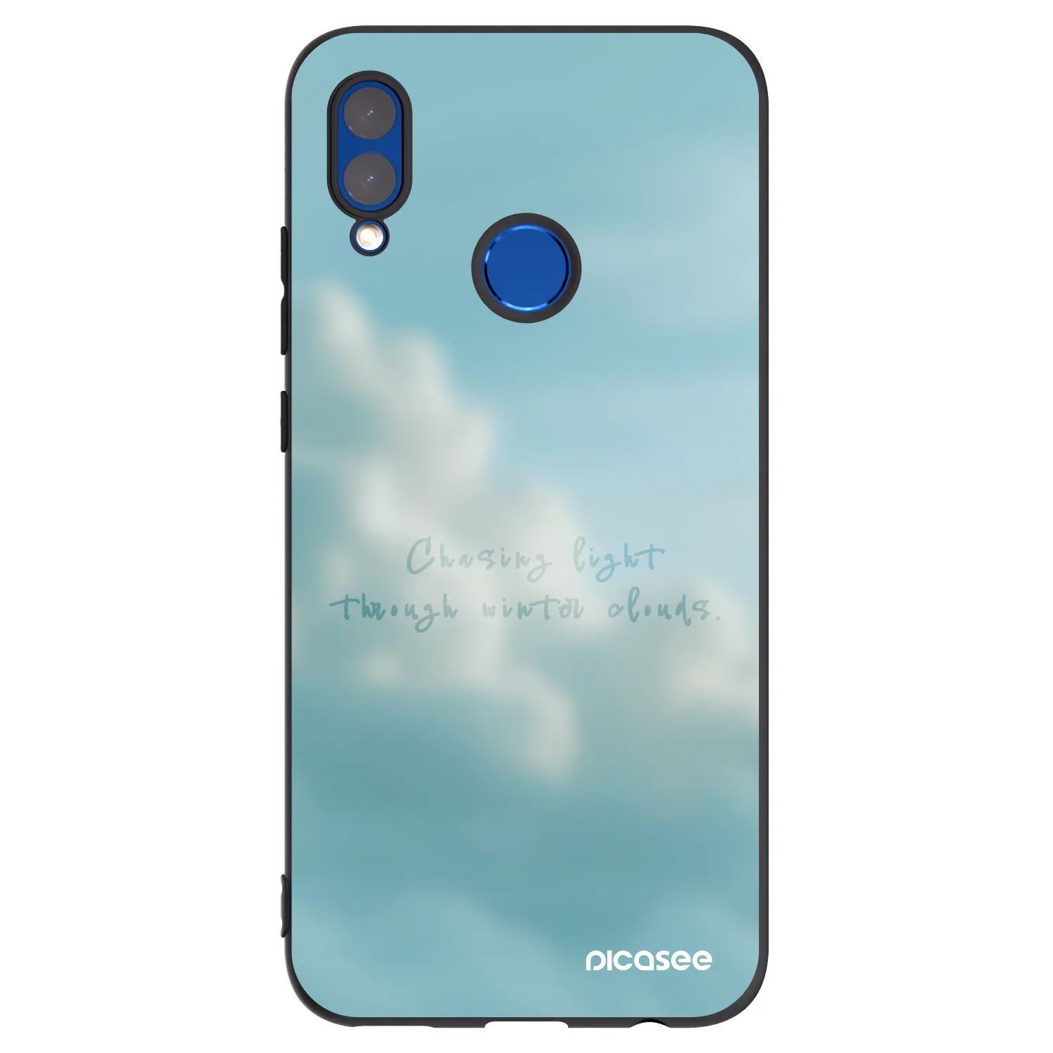 Picasee fekete szilikon tok az alábbi mobiltelefonokra Honor 10 Lite - CHASiNG LIGHT