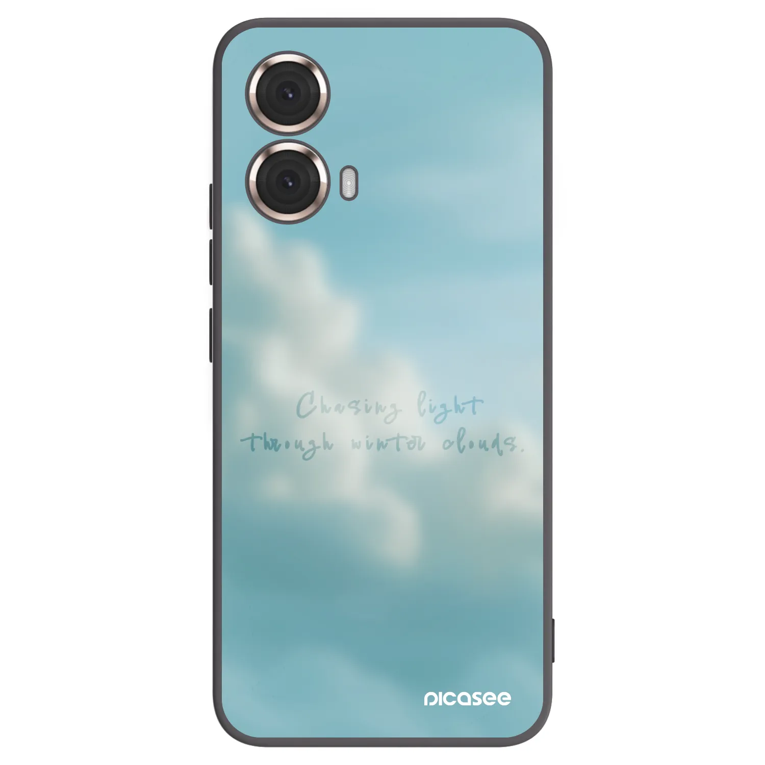 Picasee fekete szilikon tok az alábbi mobiltelefonokra Motorola Moto G85 - CHASiNG LIGHT