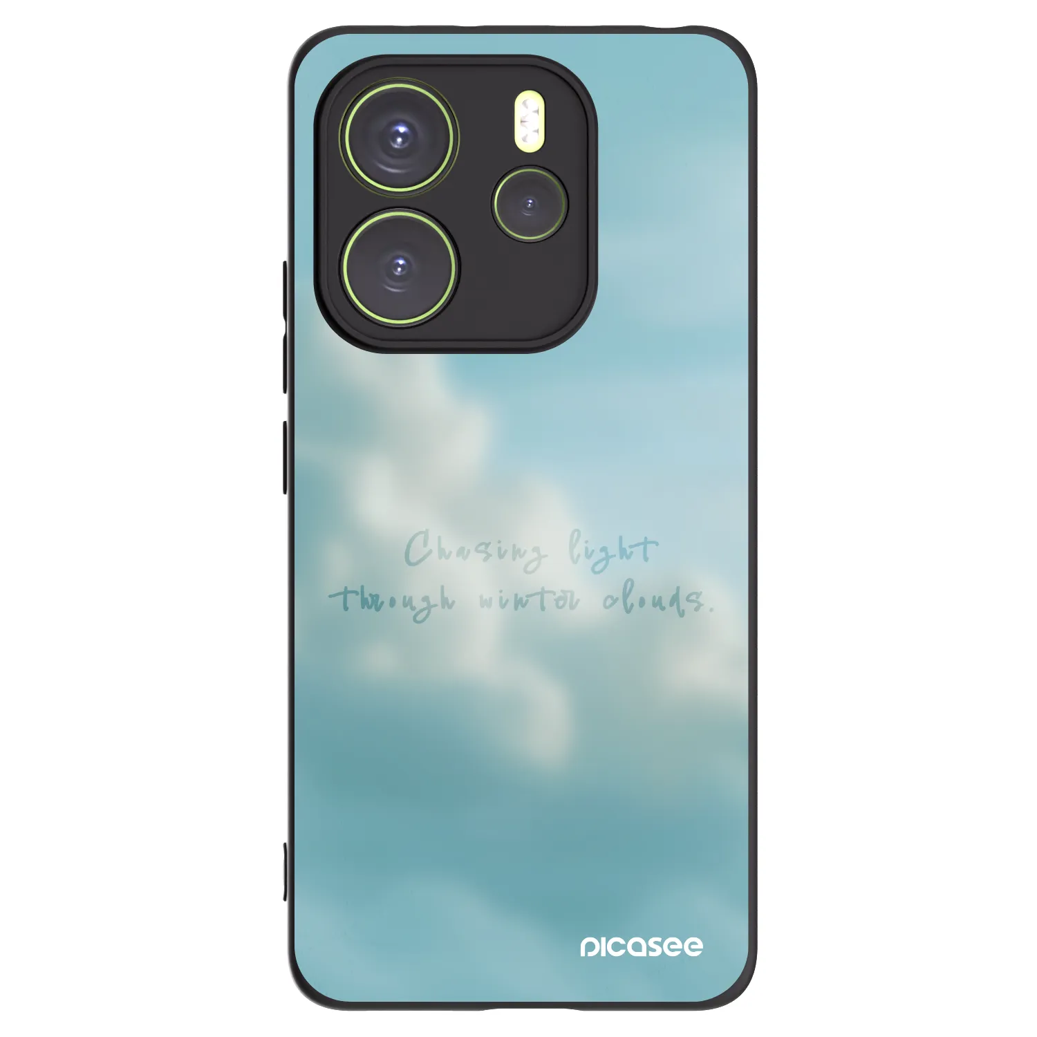 Picasee fekete szilikon tok az alábbi mobiltelefonokra Xiaomi Redmi Note 14 4G - CHASiNG LIGHT