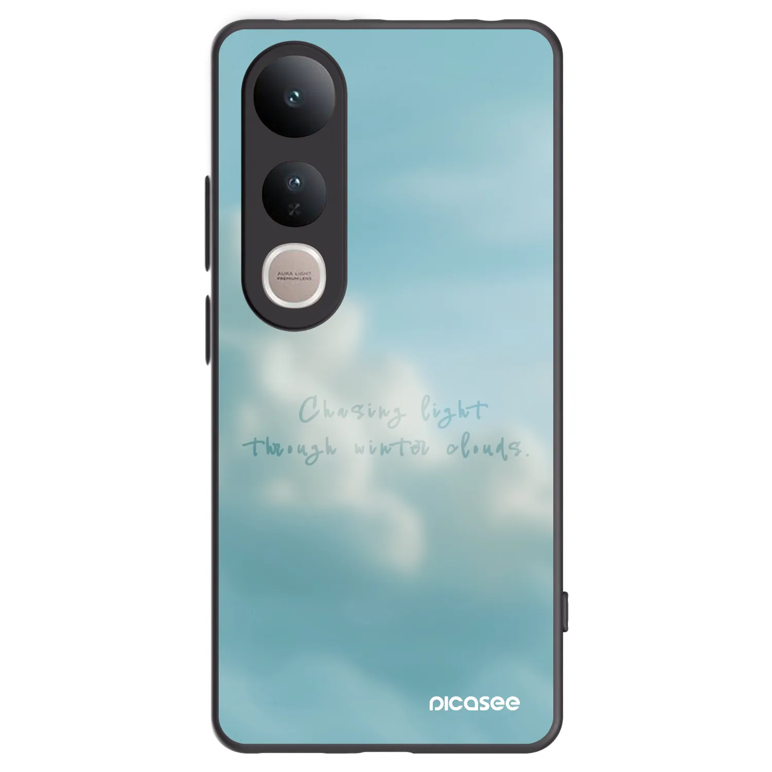 Picasee fekete szilikon tok az alábbi mobiltelefonokra Vivo V50 Lite 5G - CHASiNG LIGHT