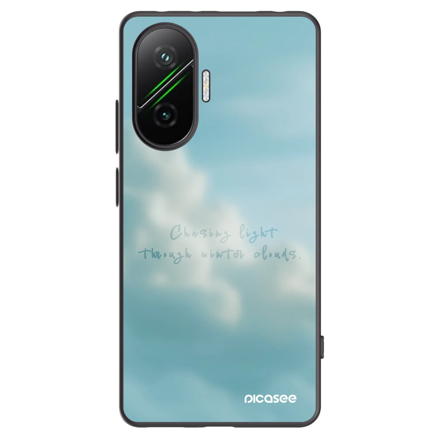 Picasee fekete szilikon tok az alábbi mobiltelefonokra Xiaomi Poco F7 Pro 5G - CHASiNG LIGHT