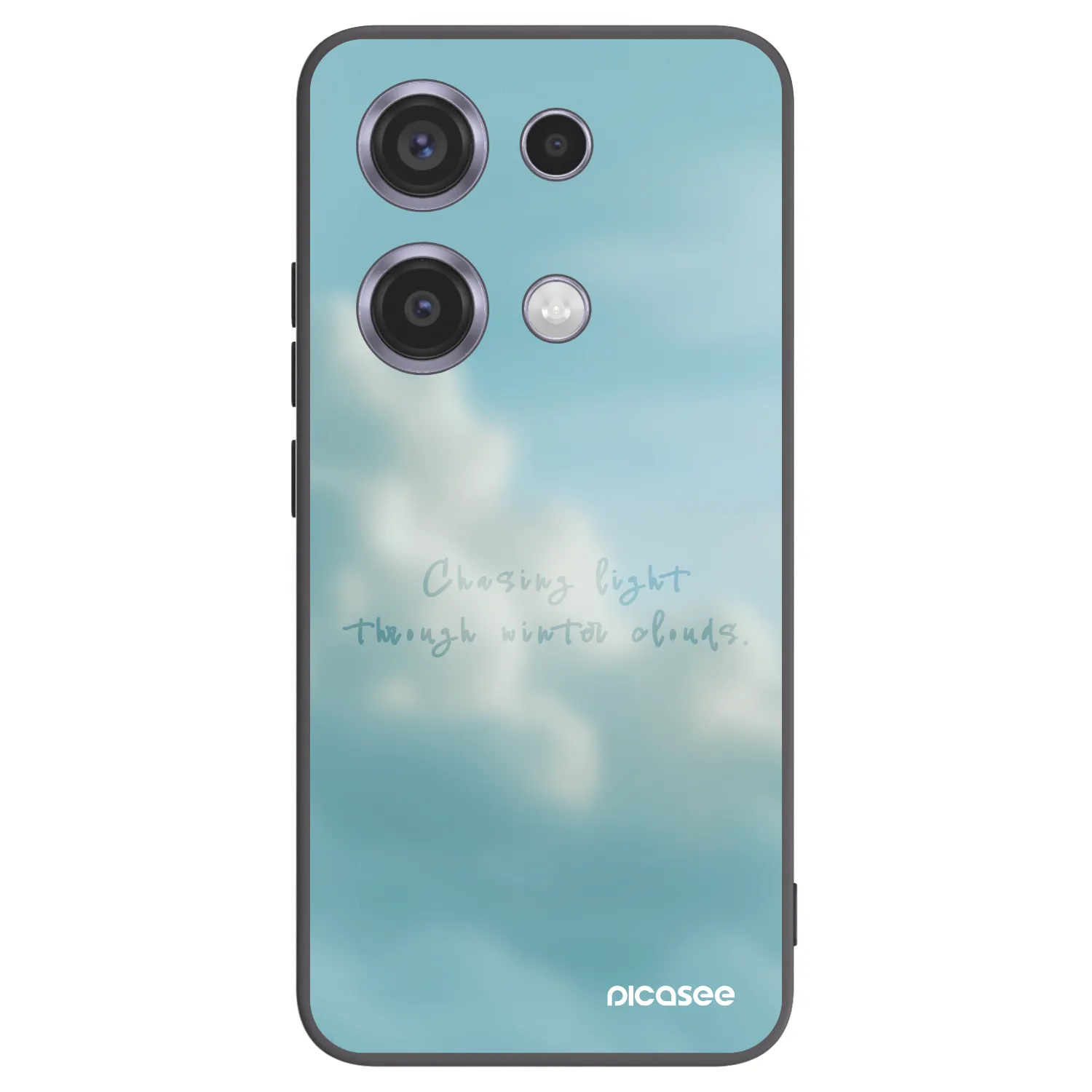 Picasee fekete szilikon tok az alábbi mobiltelefonokra Xiaomi Redmi Note 14S - CHASiNG LIGHT