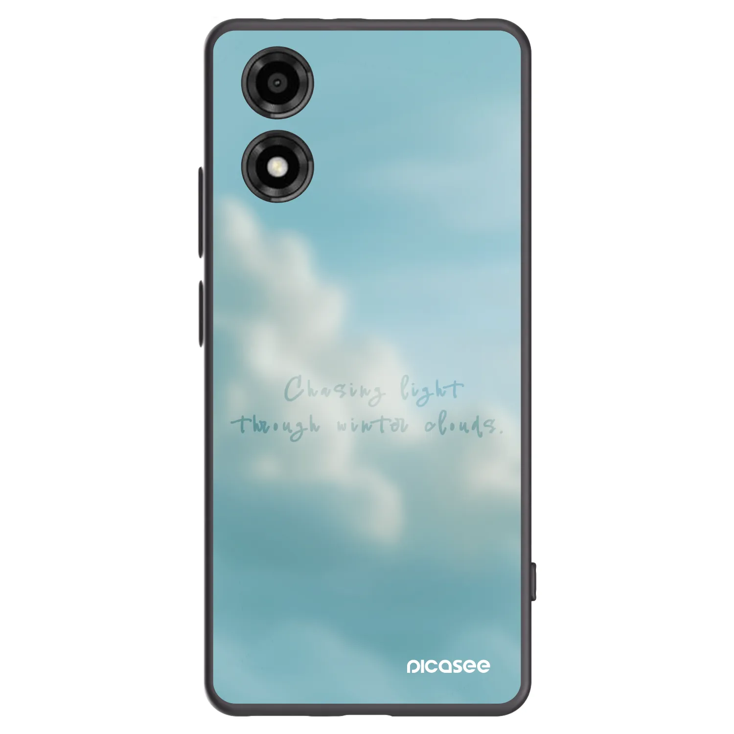Picasee fekete szilikon tok az alábbi mobiltelefonokra Motorola Moto E14 - CHASiNG LIGHT