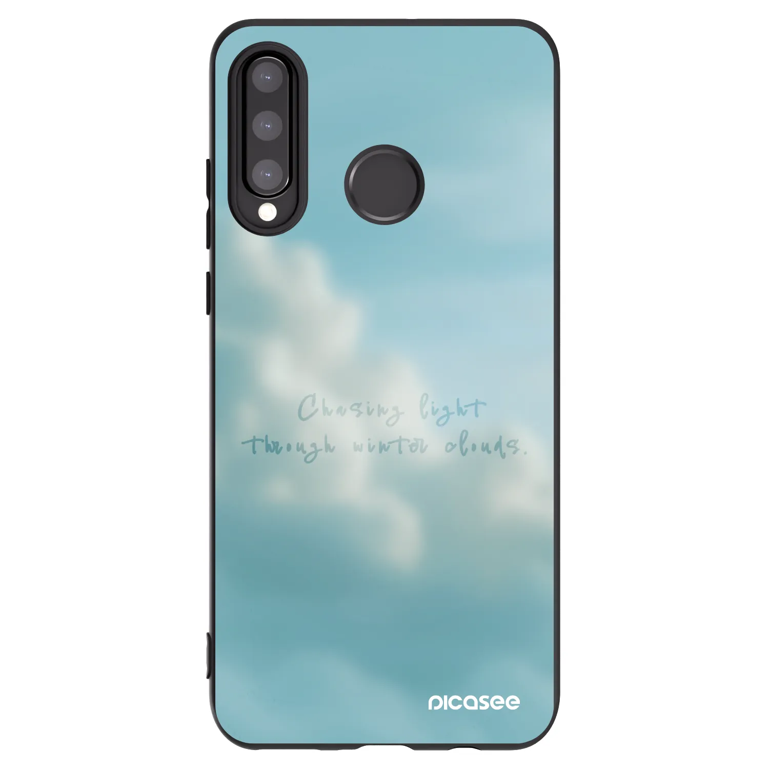 Picasee fekete szilikon tok az alábbi mobiltelefonokra Huawei P30 Lite - CHASiNG LIGHT
