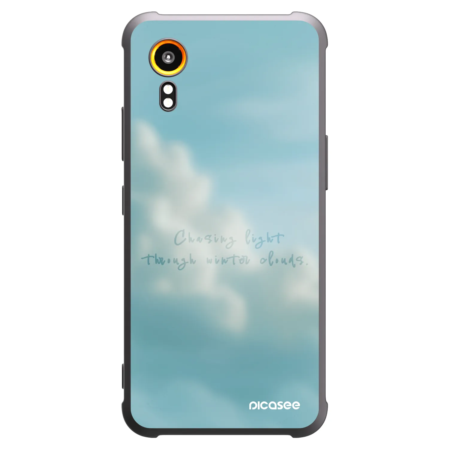 Picasee fekete szilikon tok az alábbi mobiltelefonokra Samsung Galaxy Xcover 7 - CHASiNG LIGHT