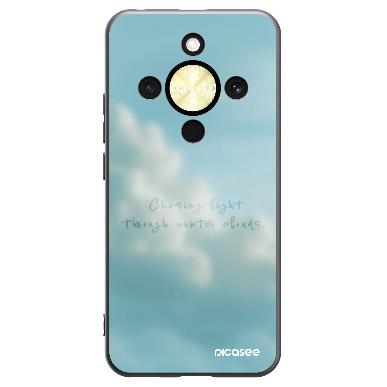 Picasee fekete szilikon tok az alábbi mobiltelefonokra Honor Magic8 Lite 5G - CHASiNG LIGHT