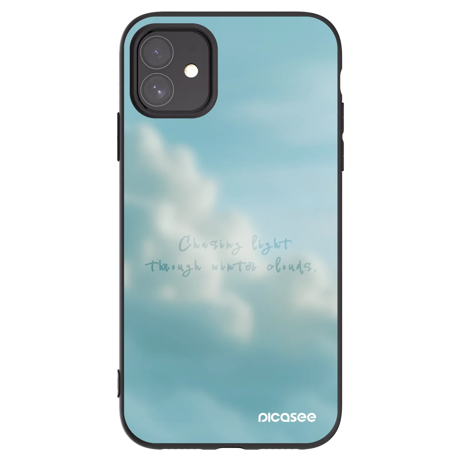 Picasee fekete szilikon tok az alábbi mobiltelefonokra Apple iPhone 11 - CHASiNG LIGHT