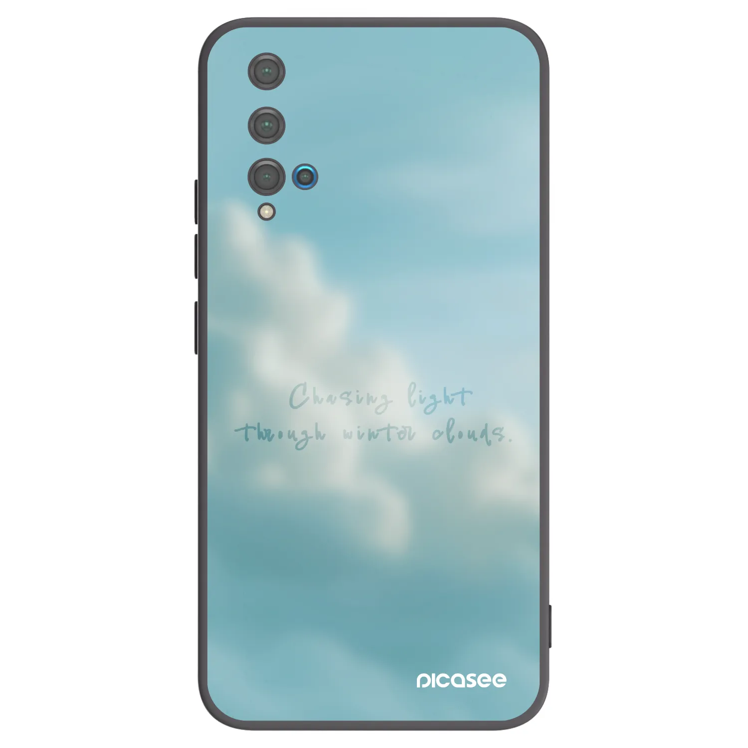 Picasee fekete szilikon tok az alábbi mobiltelefonokra Huawei Nova 5T - CHASiNG LIGHT