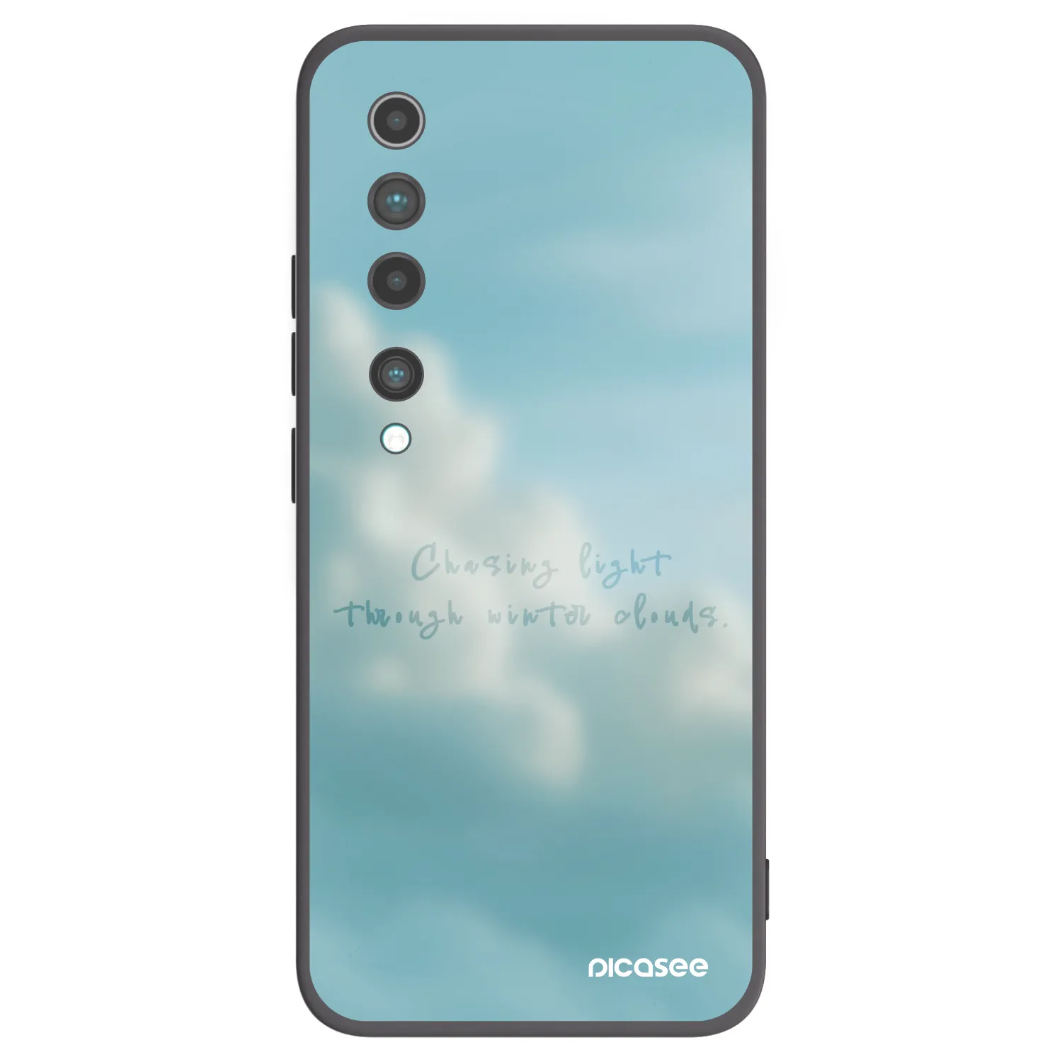 Picasee fekete szilikon tok az alábbi mobiltelefonokra Xiaomi Mi 10 - CHASiNG LIGHT