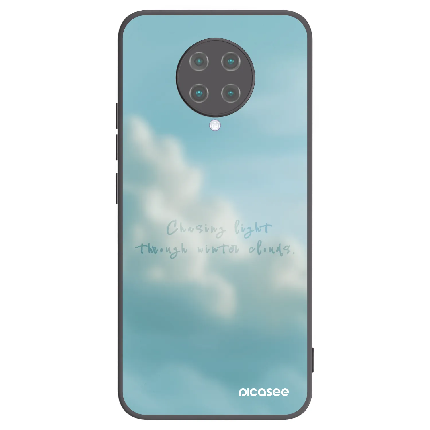 Picasee fekete szilikon tok az alábbi mobiltelefonokra Xiaomi Poco F2 Pro - CHASiNG LIGHT