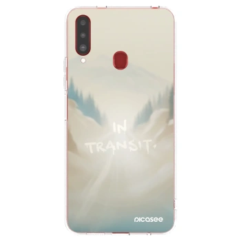 Picasee átlátszó szilikon tok az alábbi mobiltelefonokra Samsung Galaxy A20s - IN TRANSIT