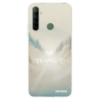 Picasee átlátszó szilikon tok az alábbi mobiltelefonokra Realme 6i - IN TRANSIT