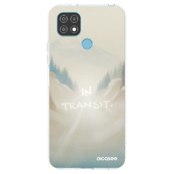 Picasee átlátszó szilikon tok az alábbi mobiltelefonokra Realme C21 - IN TRANSIT