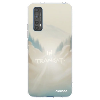Picasee átlátszó szilikon tok az alábbi mobiltelefonokra Realme 7 - IN TRANSIT