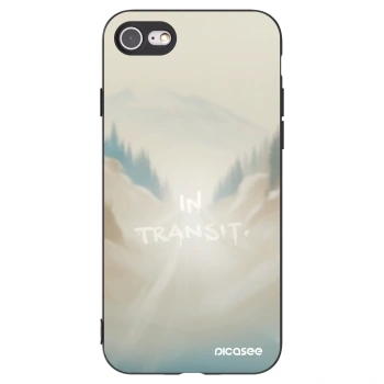 Picasee fekete szilikon tok az alábbi mobiltelefonokra Apple iPhone SE 2022 - IN TRANSIT