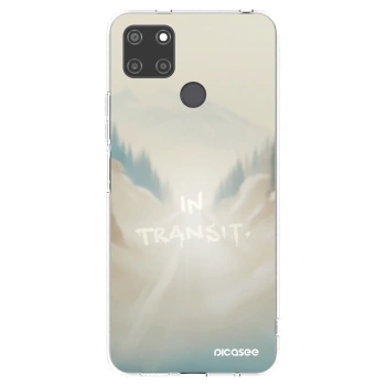 Picasee átlátszó szilikon tok az alábbi mobiltelefonokra Realme C21Y - IN TRANSIT