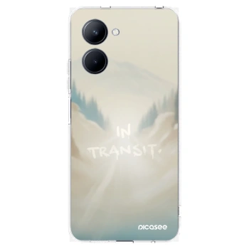 Picasee átlátszó szilikon tok az alábbi mobiltelefonokra Realme C33 (2023) - IN TRANSIT