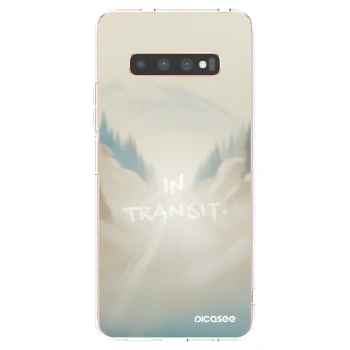 Picasee átlátszó szilikon tok az alábbi mobiltelefonokra Samsung Galaxy S10 Plus G975 - IN TRANSIT