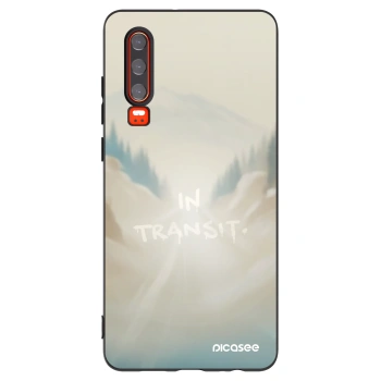 Picasee fekete szilikon tok az alábbi mobiltelefonokra Huawei P30 - IN TRANSIT