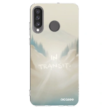 Picasee átlátszó szilikon tok az alábbi mobiltelefonokra Huawei P30 Lite - IN TRANSIT