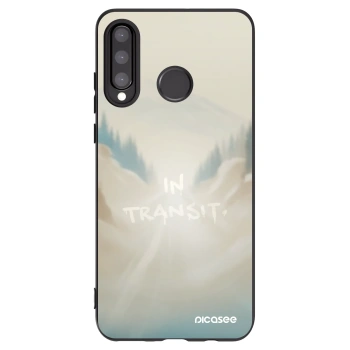 Picasee fekete szilikon tok az alábbi mobiltelefonokra Huawei P30 Lite - IN TRANSIT