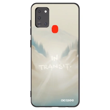 Picasee fekete szilikon tok az alábbi mobiltelefonokra Samsung Galaxy A21s - IN TRANSIT