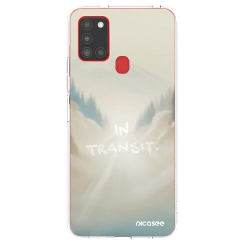 Picasee átlátszó szilikon tok az alábbi mobiltelefonokra Samsung Galaxy A21s - IN TRANSIT