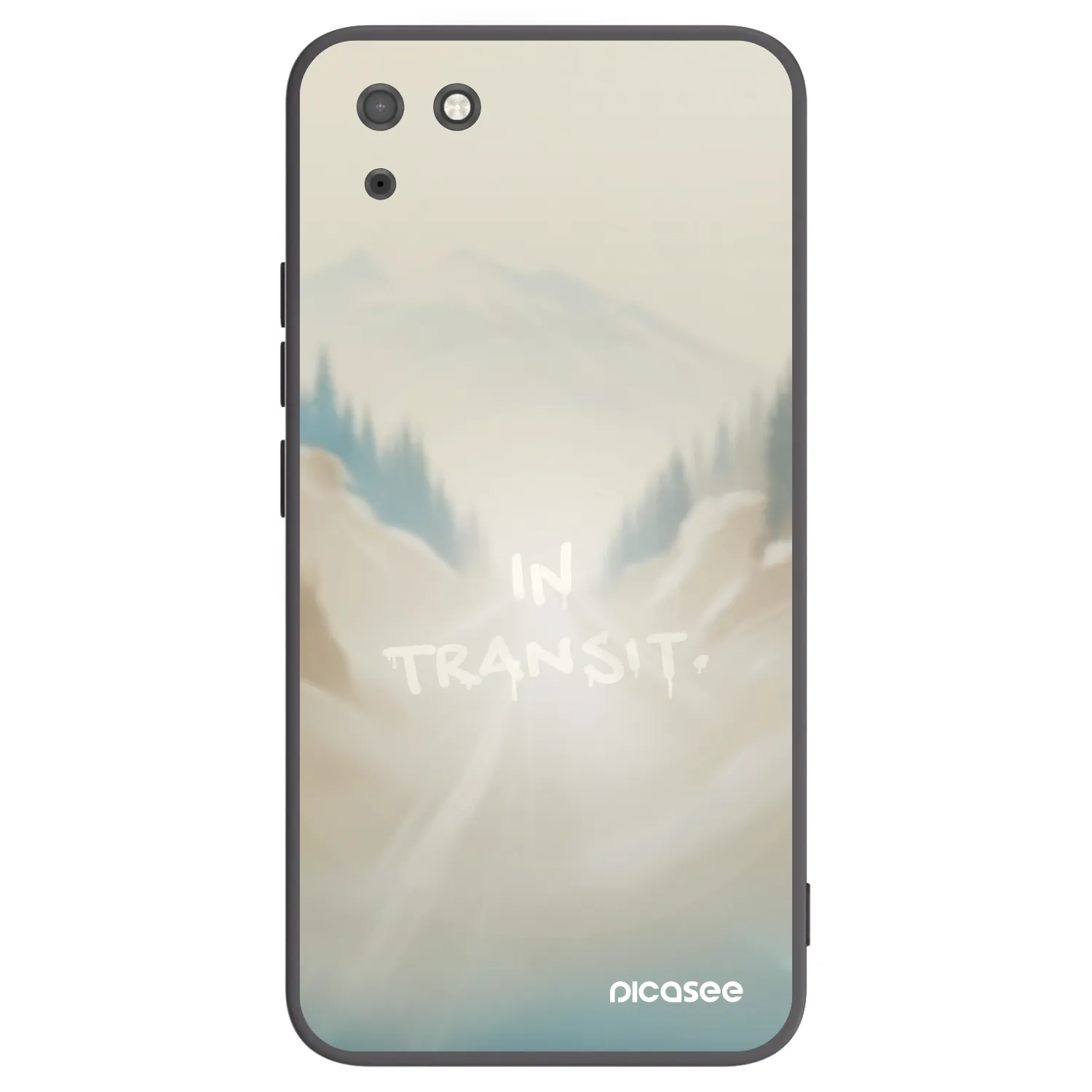 Picasee fekete szilikon tok az alábbi mobiltelefonokra Huawei Y5P - IN TRANSIT