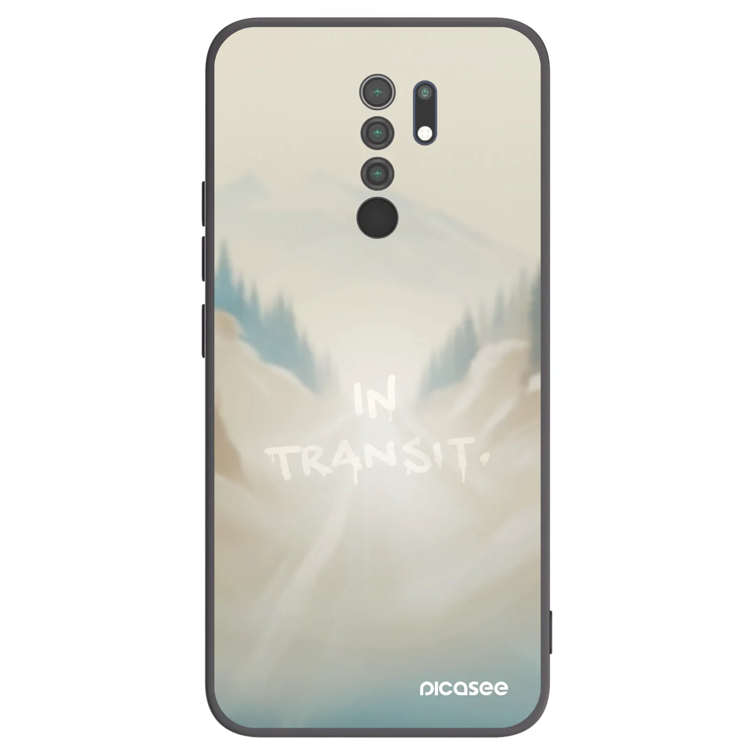 Picasee fekete szilikon tok az alábbi mobiltelefonokra Xiaomi Redmi 9 - IN TRANSIT