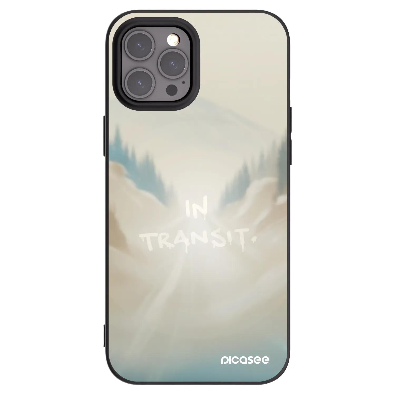 Picasee fekete szilikon tok az alábbi mobiltelefonokra Apple iPhone 12 Pro Max - IN TRANSIT