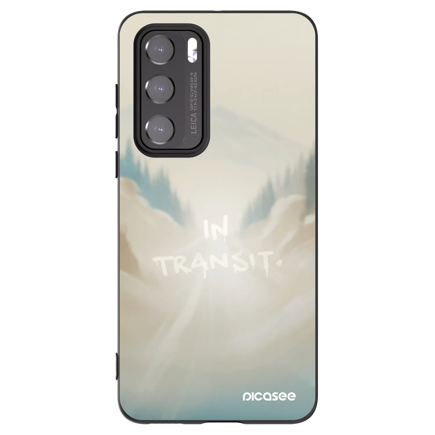 Picasee fekete szilikon tok az alábbi mobiltelefonokra Huawei P40 - IN TRANSIT