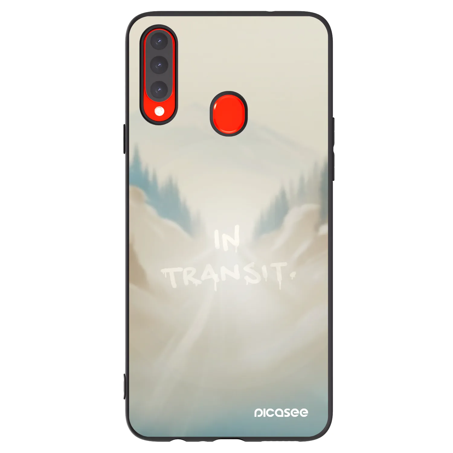 Picasee fekete szilikon tok az alábbi mobiltelefonokra Samsung Galaxy A20s - IN TRANSIT