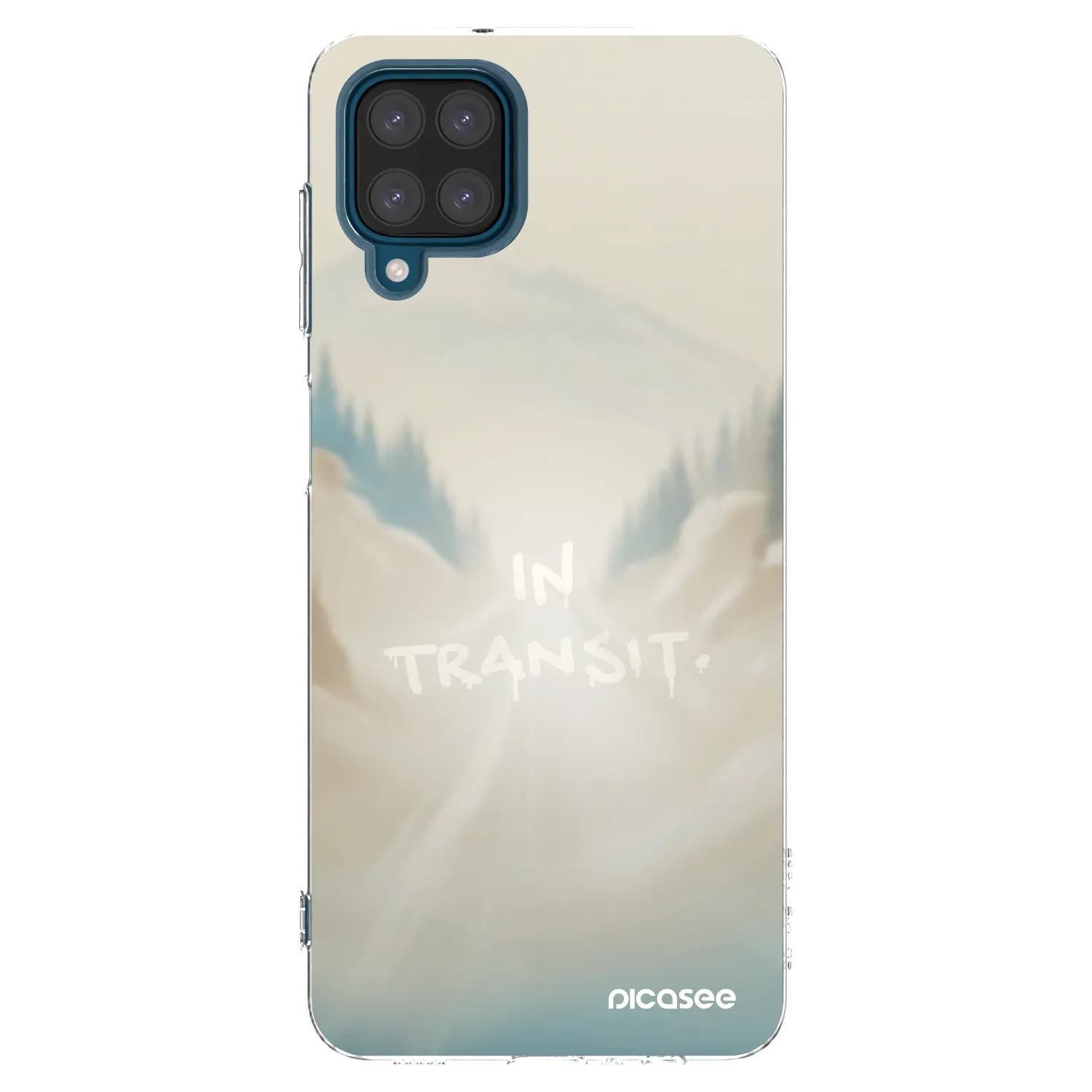 Picasee átlátszó szilikon tok az alábbi mobiltelefonokra Samsung Galaxy A12 A125F - IN TRANSIT