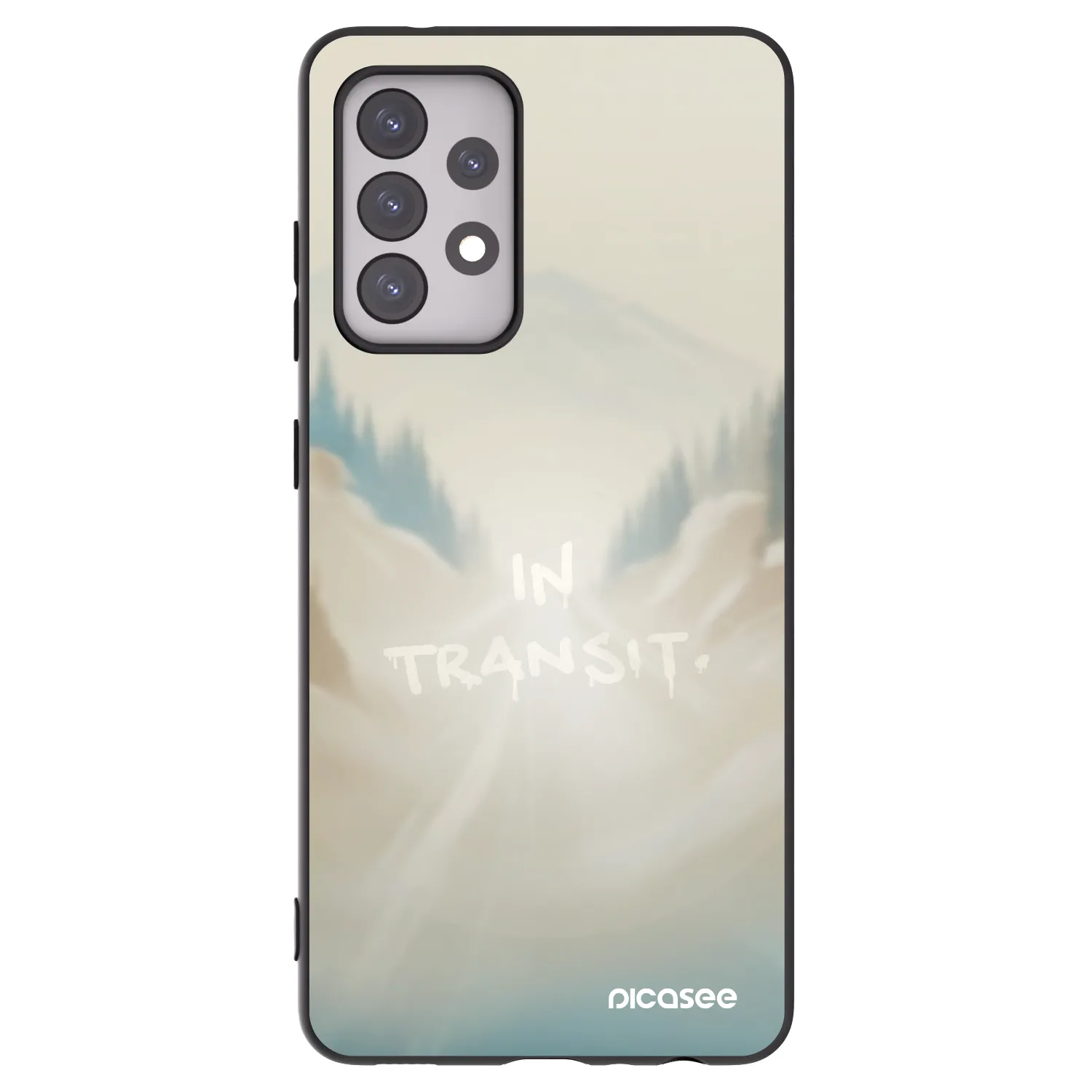 Picasee fekete szilikon tok az alábbi mobiltelefonokra Samsung Galaxy A52 5G A525F - IN TRANSIT