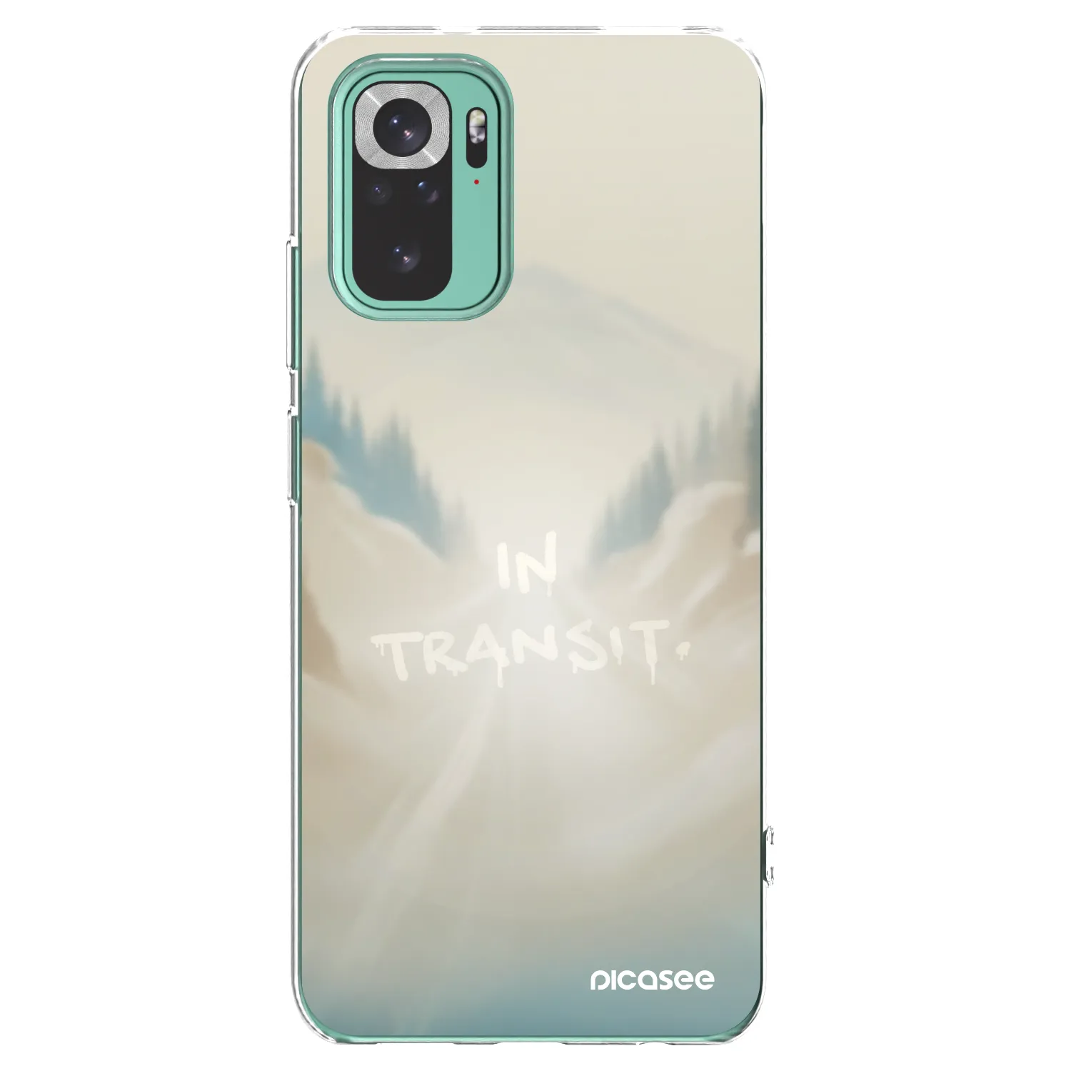 Picasee átlátszó szilikon tok az alábbi mobiltelefonokra Xiaomi Redmi Note 10 Pro - IN TRANSIT